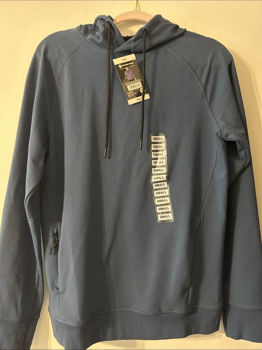 Men's Lightweight Hooded Pullover Sweatshirt - Slate Blue